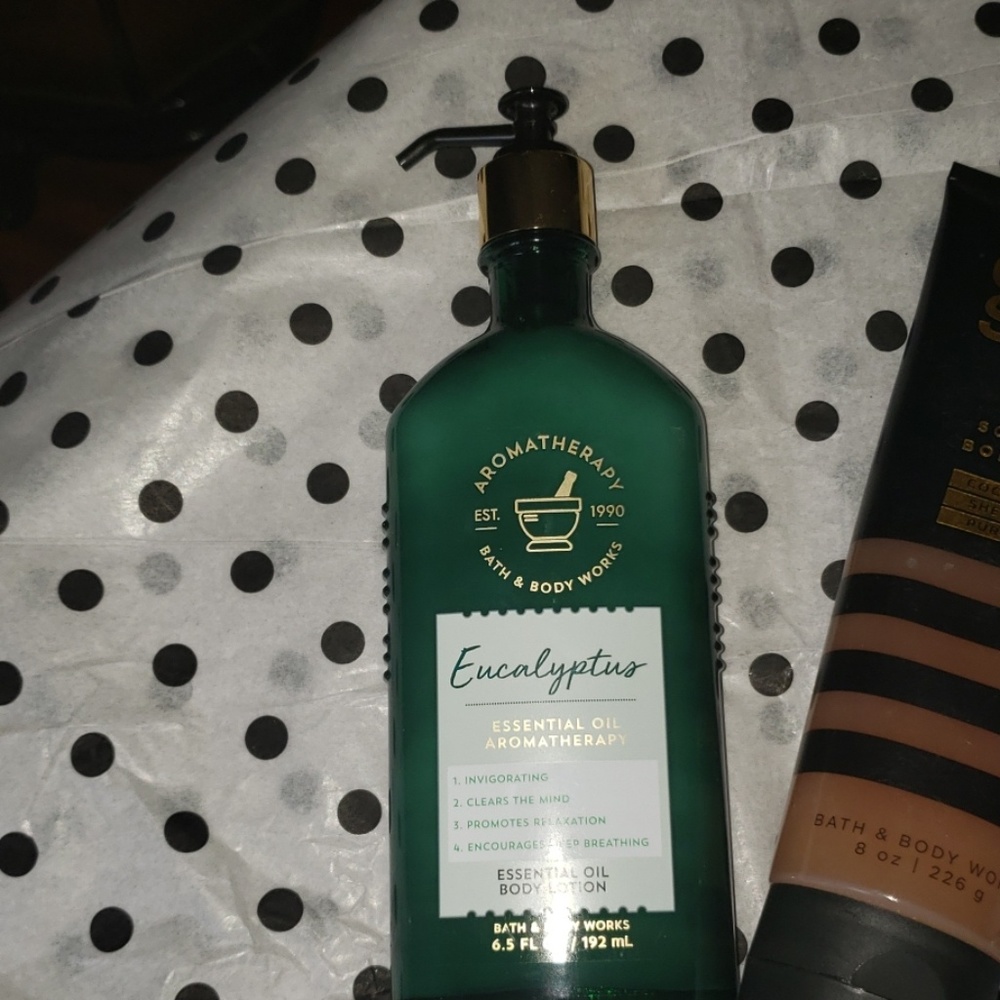 BBW lotion, body scrub and body balm set - Picture 2 of 4